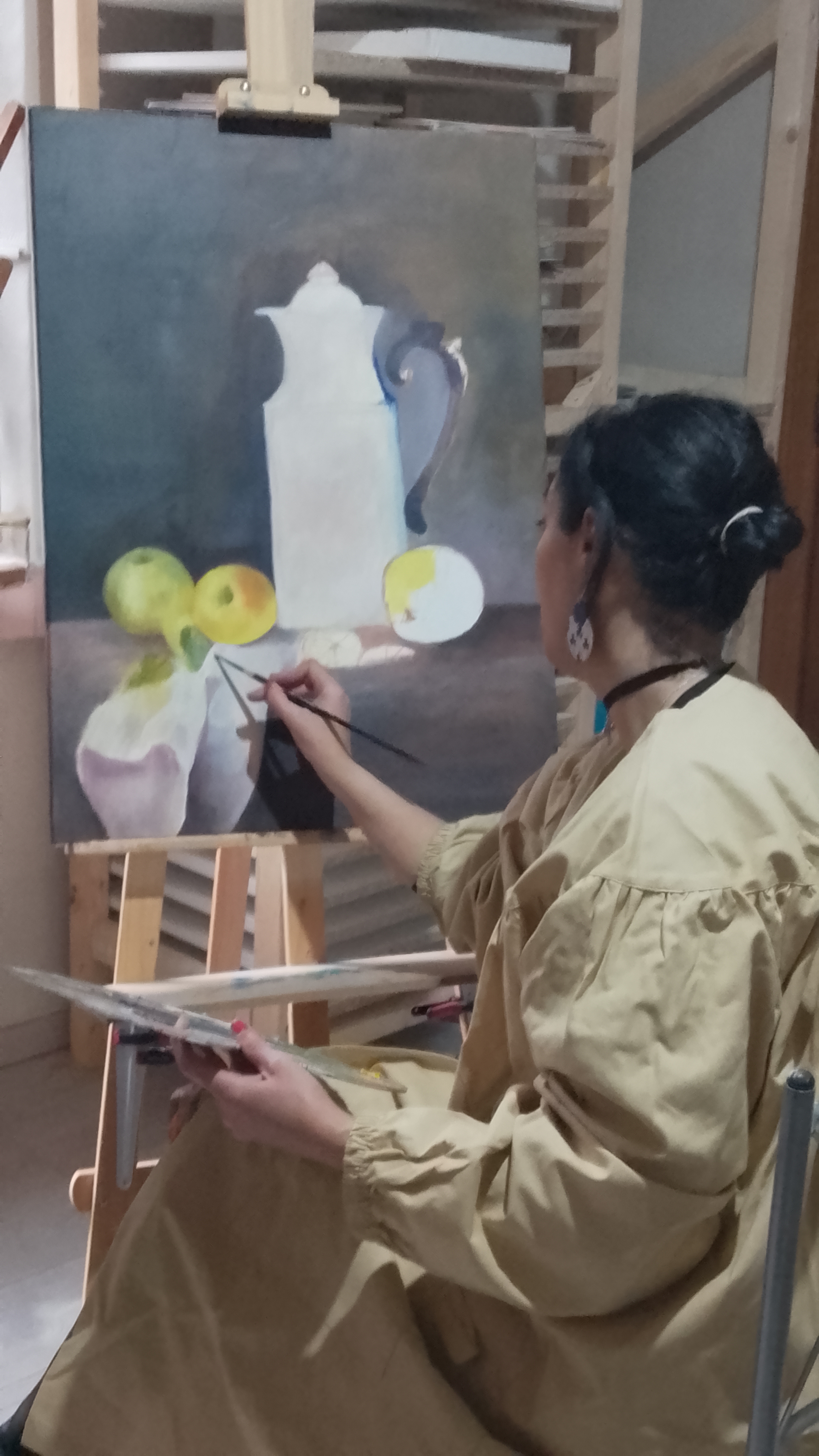 atelier d'art Marie Rossi ,cours de peinture et d'aquarelle La Roche en Ardenne 