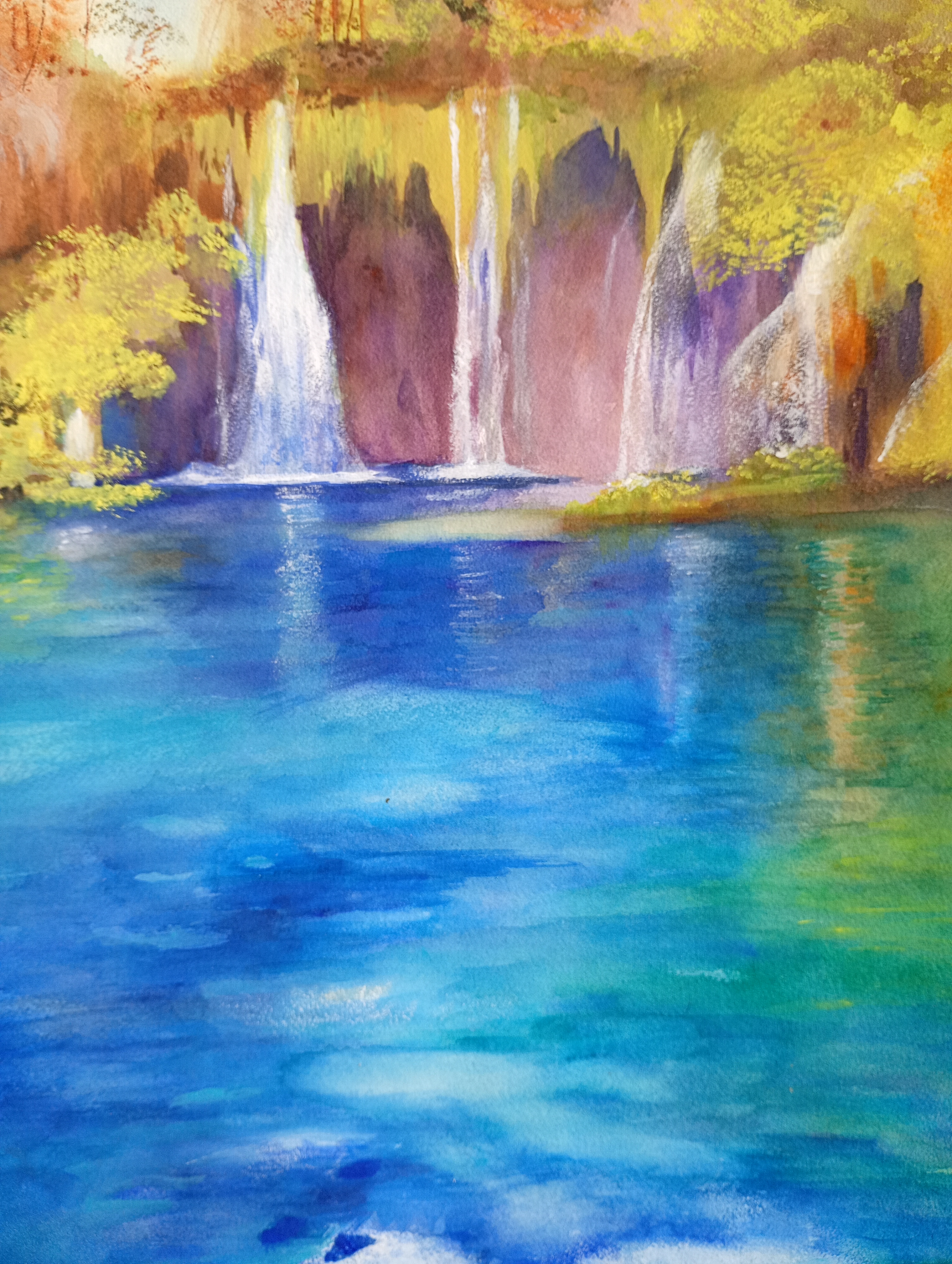 cours de peinture et d'aquarelle  belgique, atelier Marie Rossi,La Roche en Ardenne